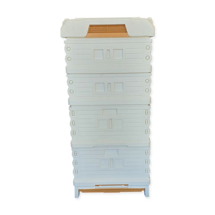 Apimaye 7F F/Depth Brood, F/Depth Super & Manley Supers (2) - LIGHT WEIGHT MAXI HIVE