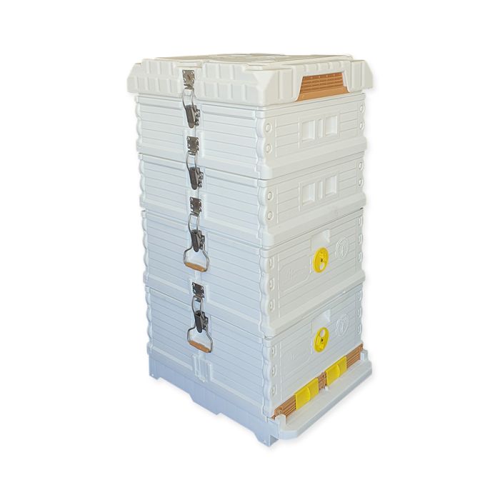 Apimaye 7F F/Depth Brood, F/Depth Super & Manley Supers (2) - LIGHT WEIGHT MAXI HIVE