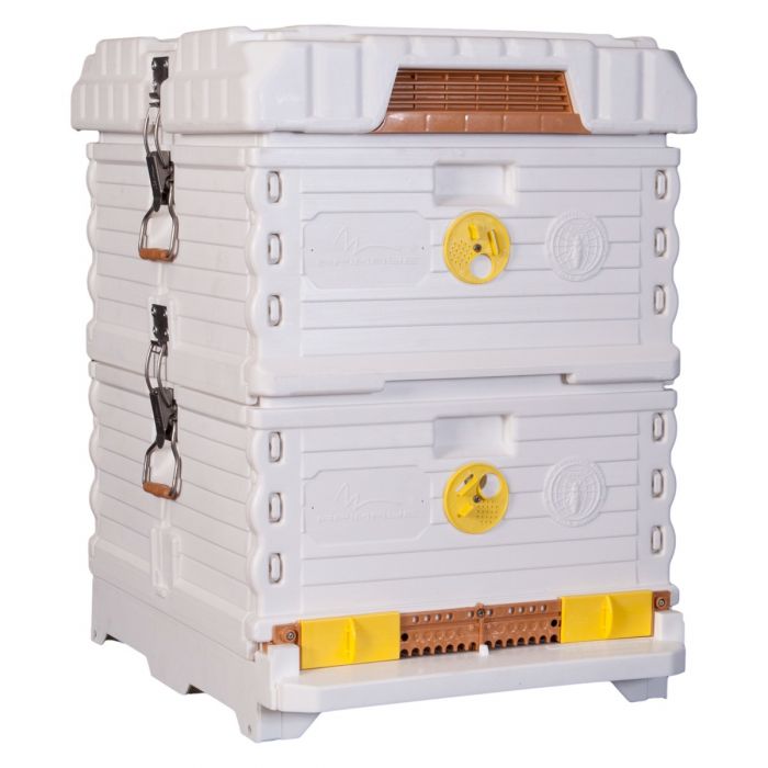Apimaye 10F F/Depth Brood/Super, 20 Assembled Beemax Plastic Frames ...