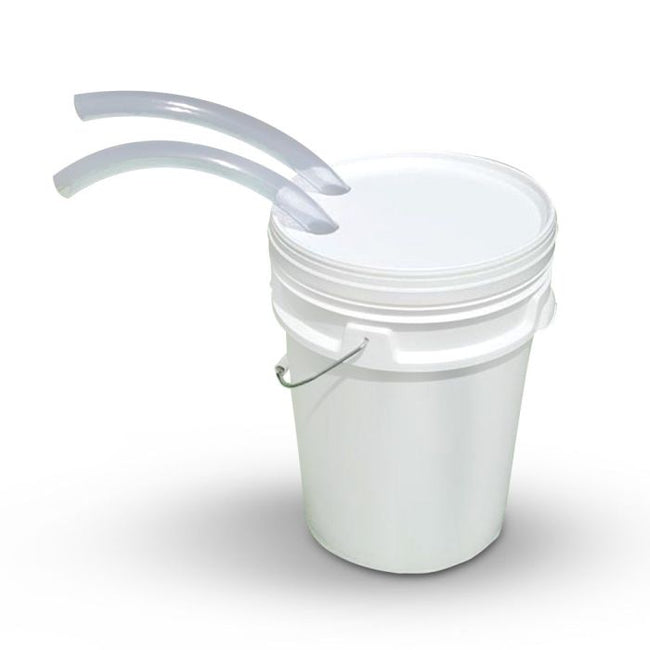 Flow Hive extraction bucket 20L with draining tubes and Australian Honey Gate