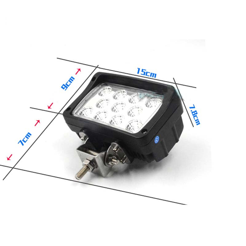 Red LED vehicle work light 12V  / 32V 2800 Lumens