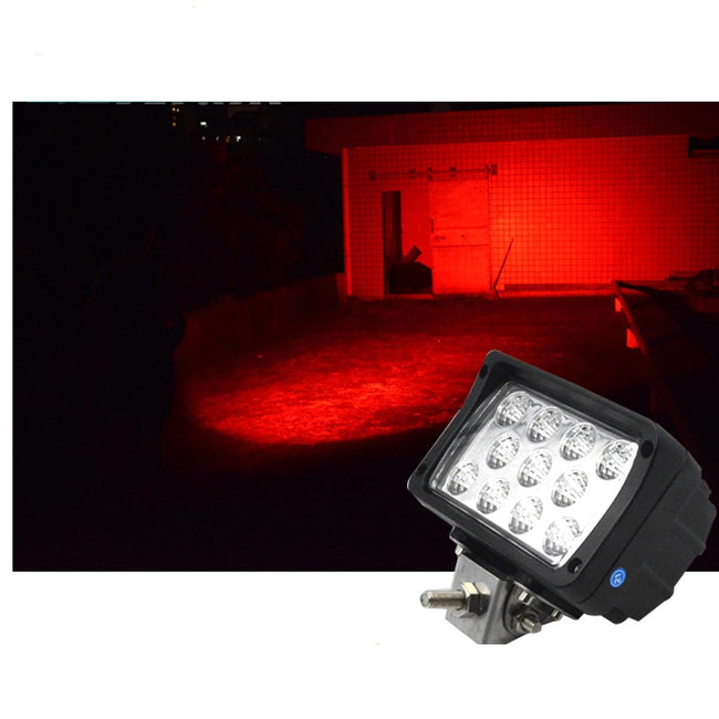 Red LED vehicle work light 12V  / 32V 2800 Lumens